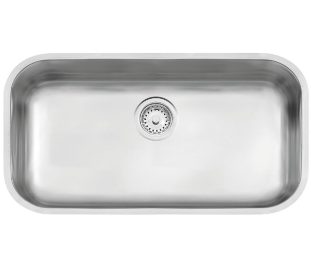 Cuba Tramontina Inox Retangular 56x34 Acetinado com Válvula