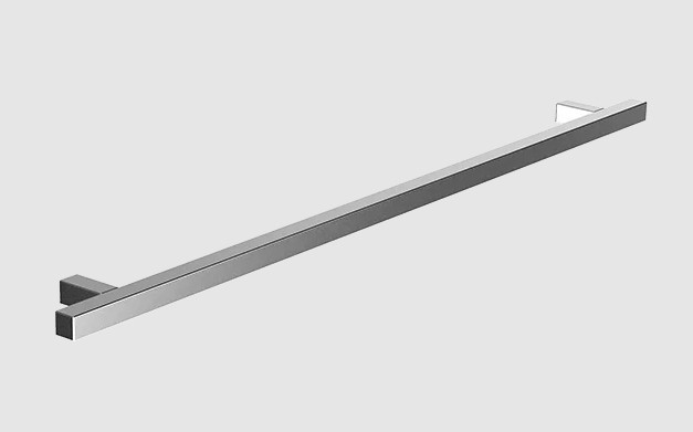 Puxador Soprano Biata Quadrado 352mm Inox Níquel Escovado
