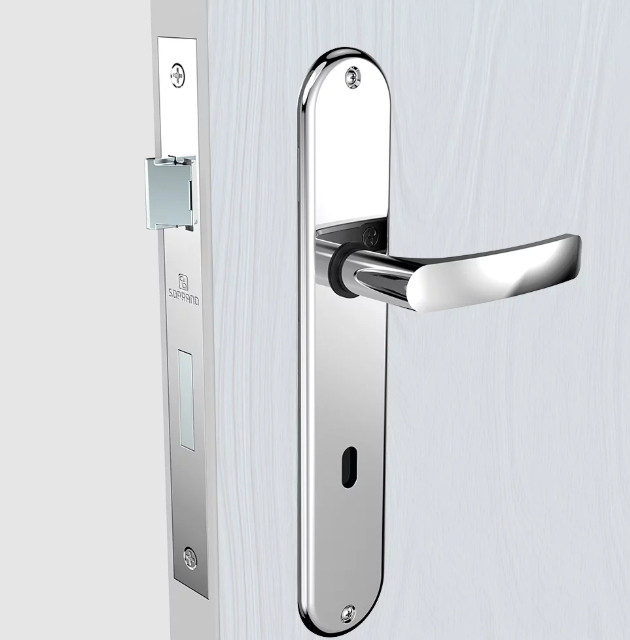 Fechadura Soprano Pali WC Espelho 19 Cromado