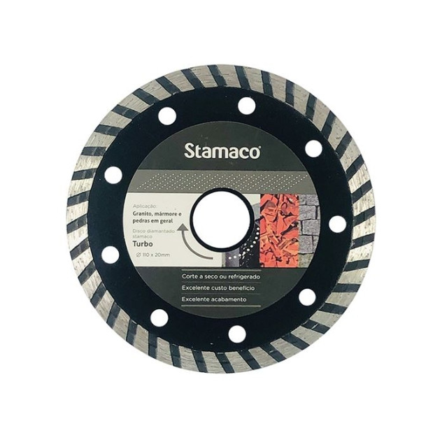 Disco Stamaco Diamantado Turbo 110mm 