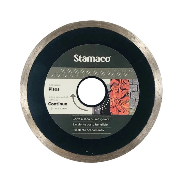 Disco Stamaco Diamantado Contínuo 110mm