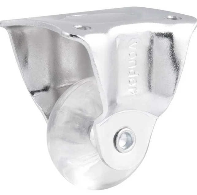 Rodízio Vonder Fixo 1.3/8" Poliuretano Transparente 