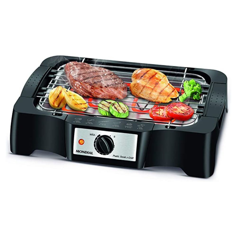 Churrasqueira Elétrica Grand Steak & Grill CH-05 com Controle de Temperatura Mondial