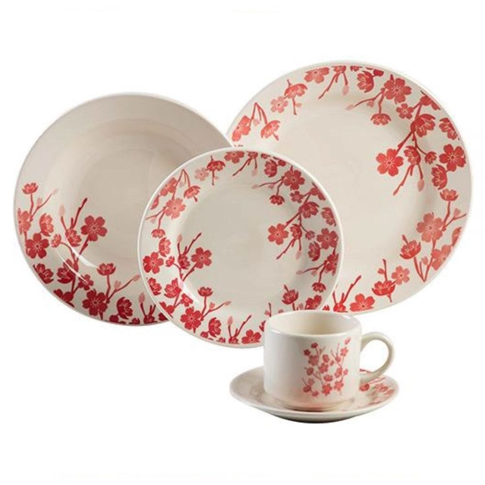Conjunto de Jantar e Chá Biona Oriental 20 Peças Oxford