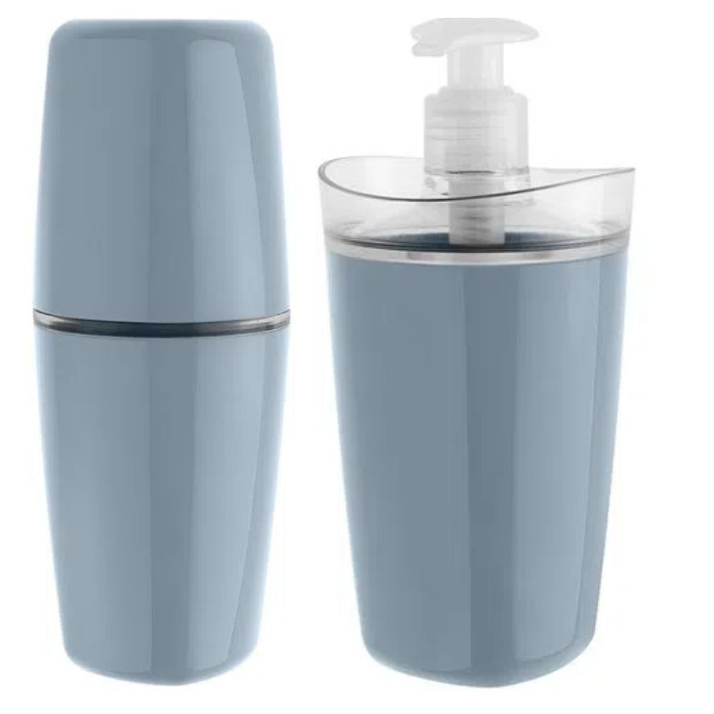 Conjunto para Banheiro Tule Azul OU