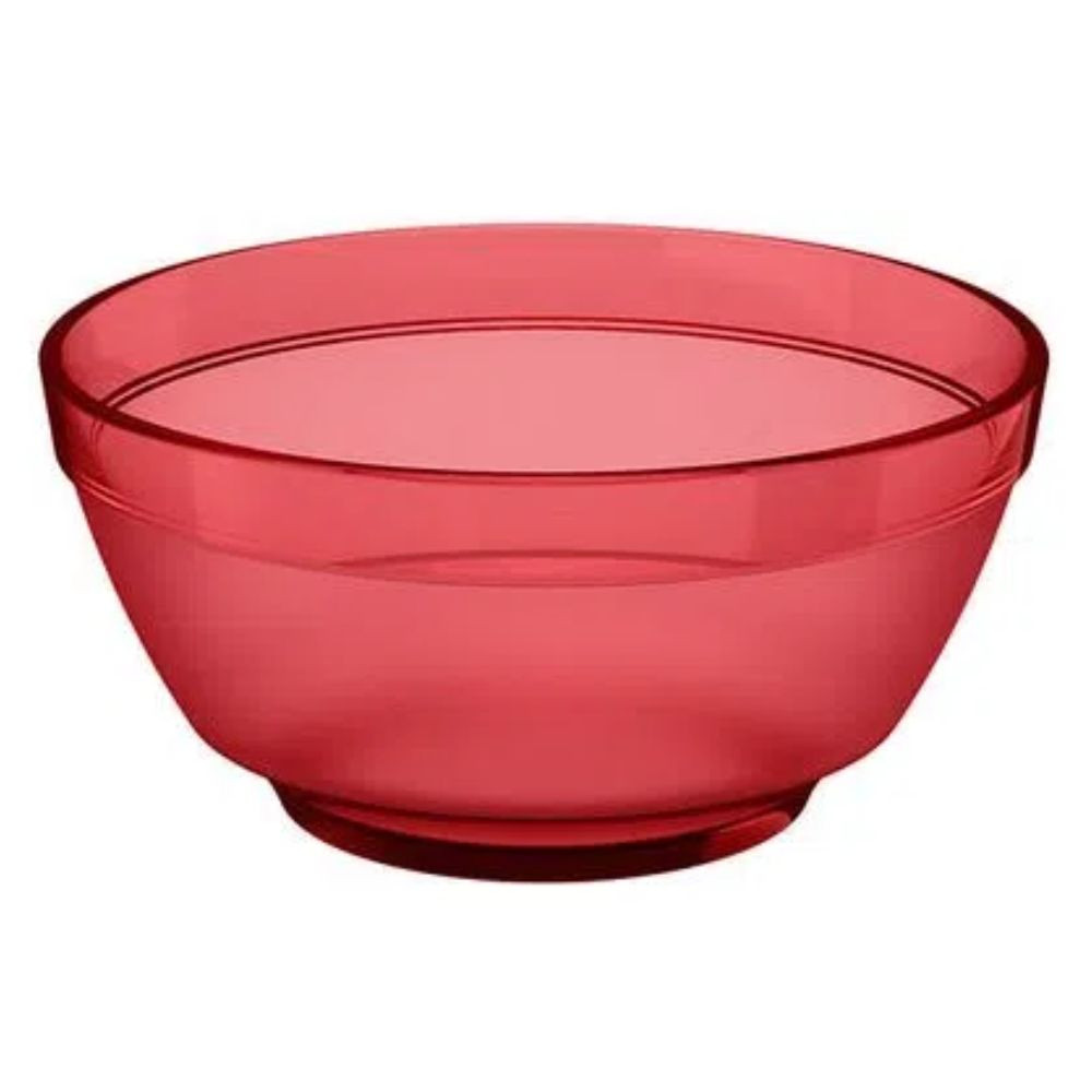 Cumbuca Luna Cristal 500 ml Vermelha OU