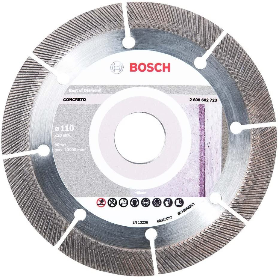 Disco Concreto Turbo Segmentado 110MM Bosch
