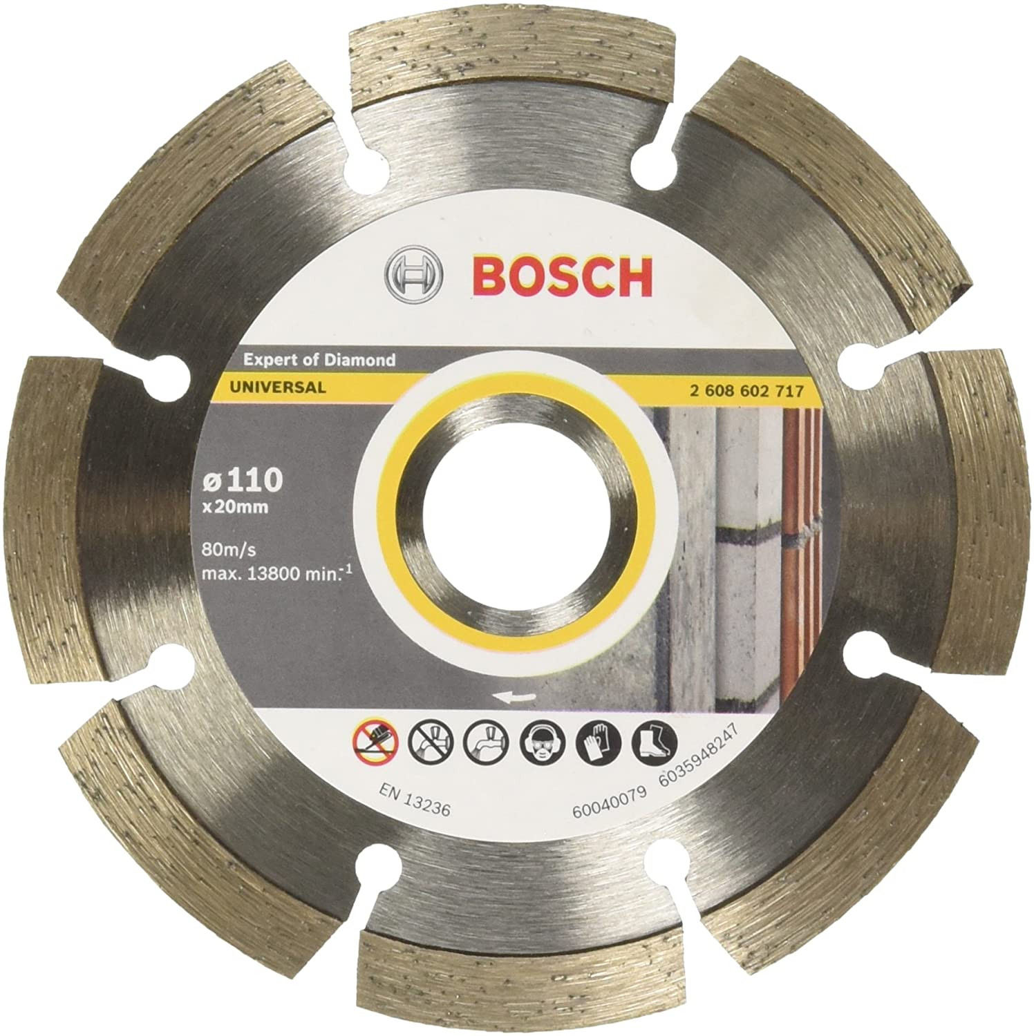 Disco Diamantado Segmentado 110MM Bosch