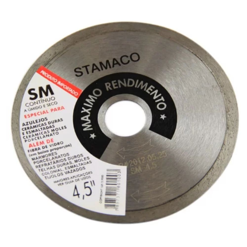 Disco Diamantado Pró Contínuo 4.5mm Stamaco