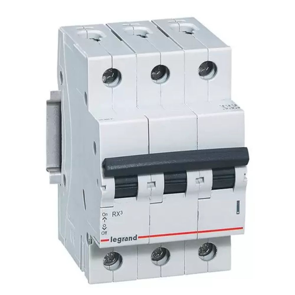 Disjuntor Tripolar DIN 10A RX3 Curva C Mini Pial