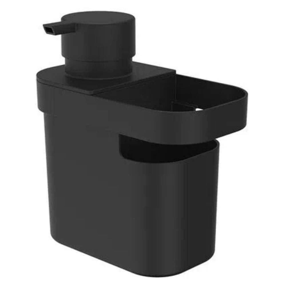 Dispenser de Detergente e Organizador Trium Preto 650ml OU