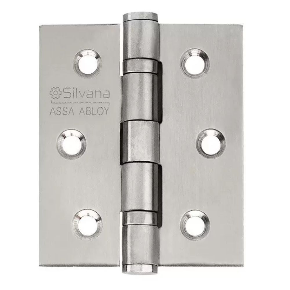 Dobradiça Silvana Inox Escovado Cartelado 883X3