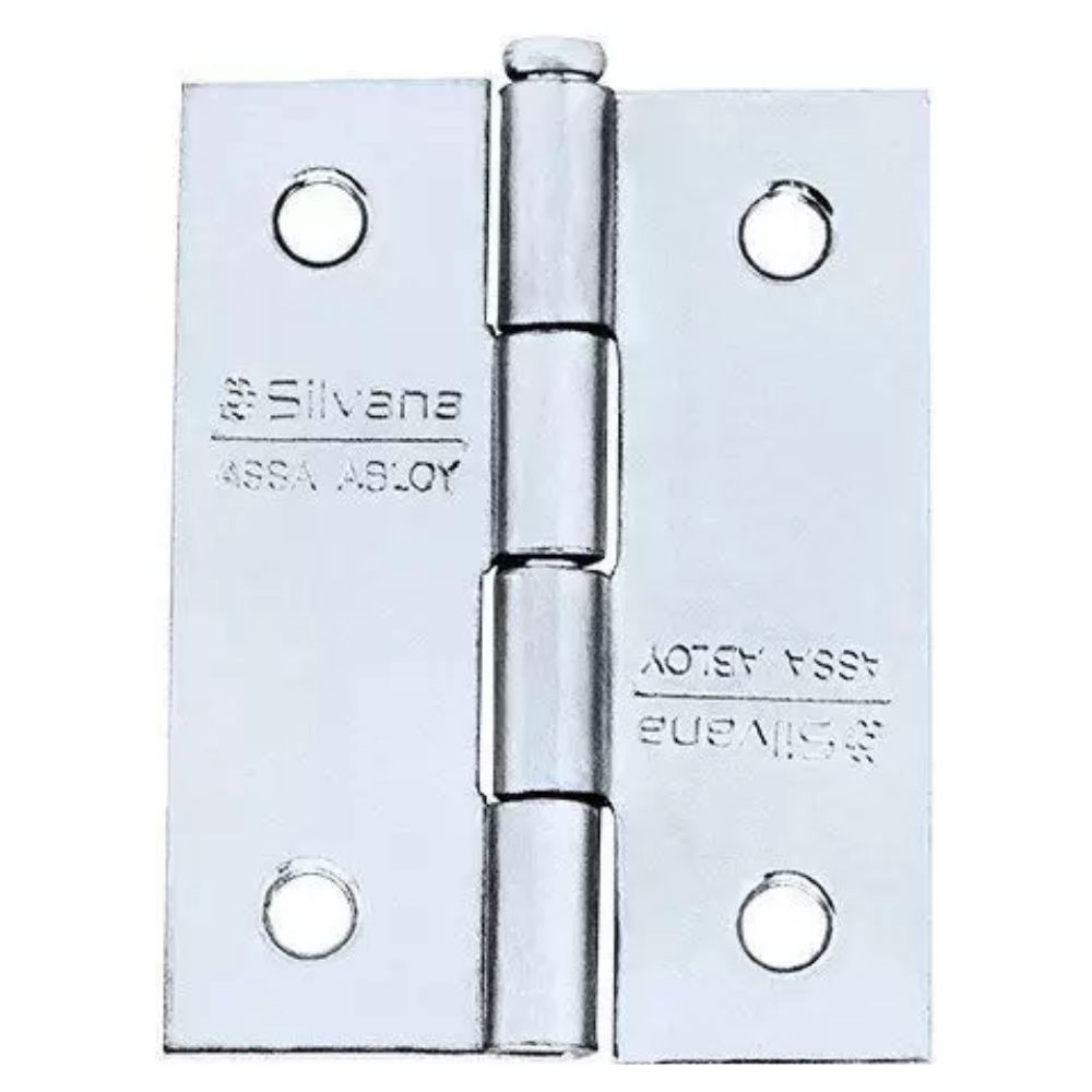 Dobradiça Zincada com 850x2" com 3 Peças Silvana