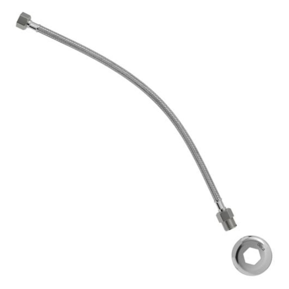 Engate flexível malha de aço 50cm Cromado Deca