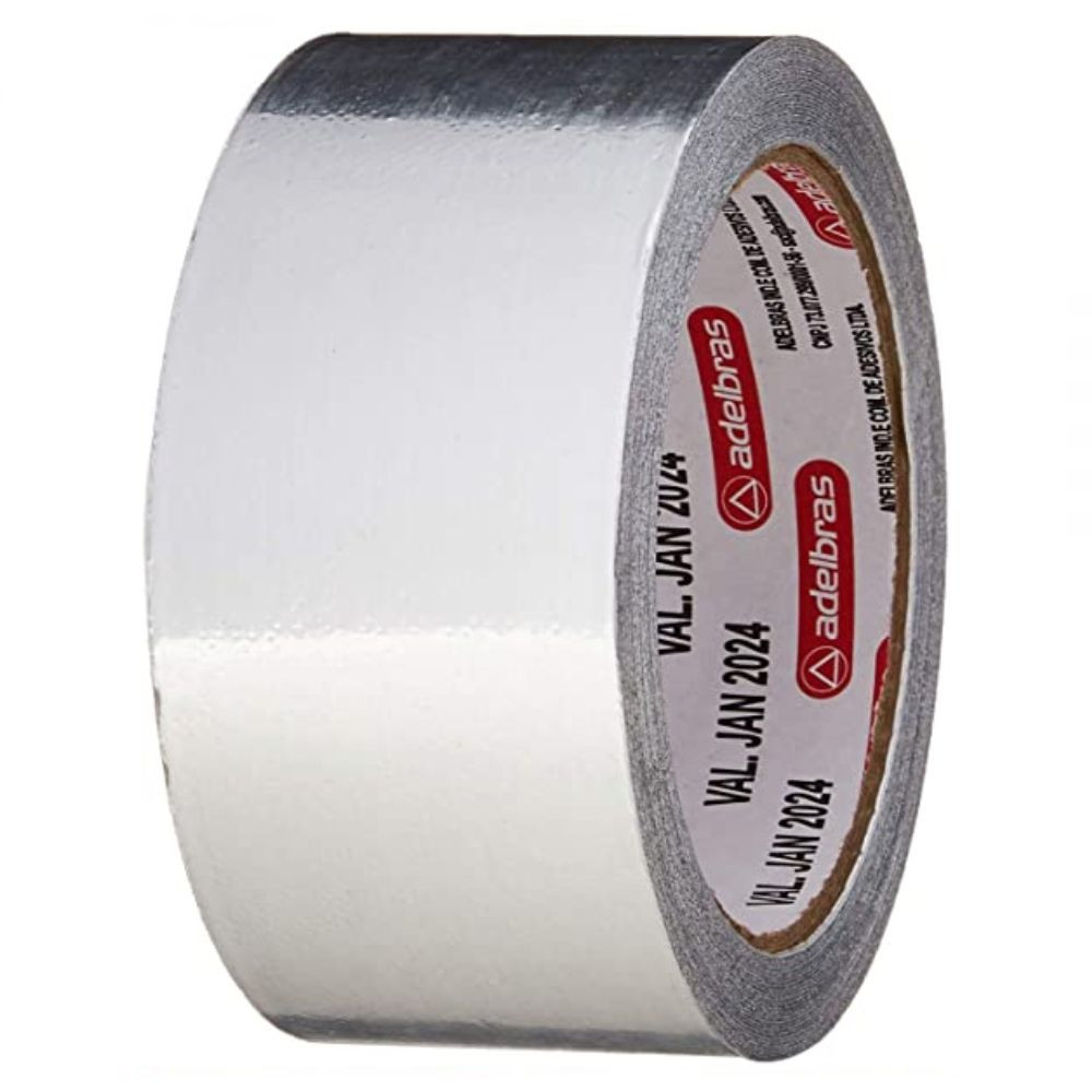 Fita Adesiva Aluminio 807 48MMx30M Adelbras