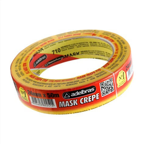 FITA CREPE 24MM 50METROS MASK 710 ADELBRAS