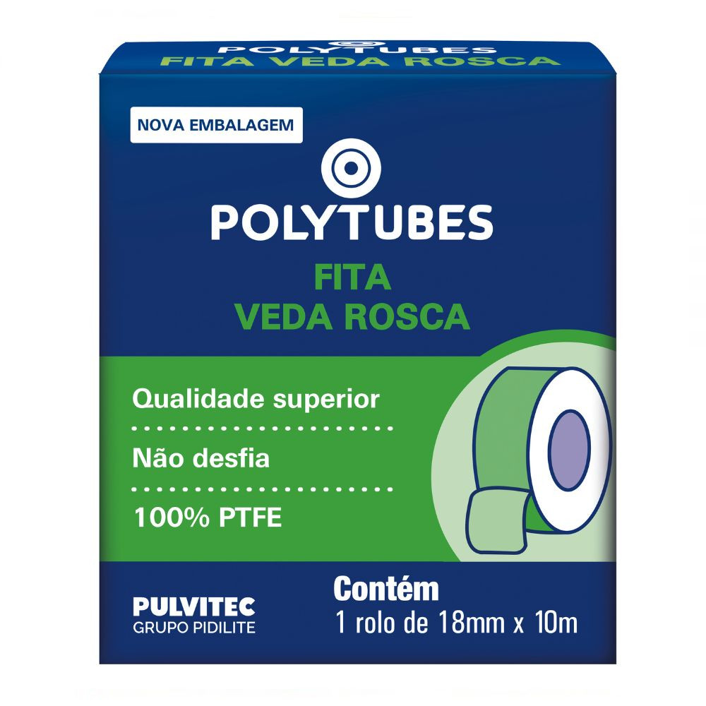 Fita vedarosca 18X10m Pulvitec