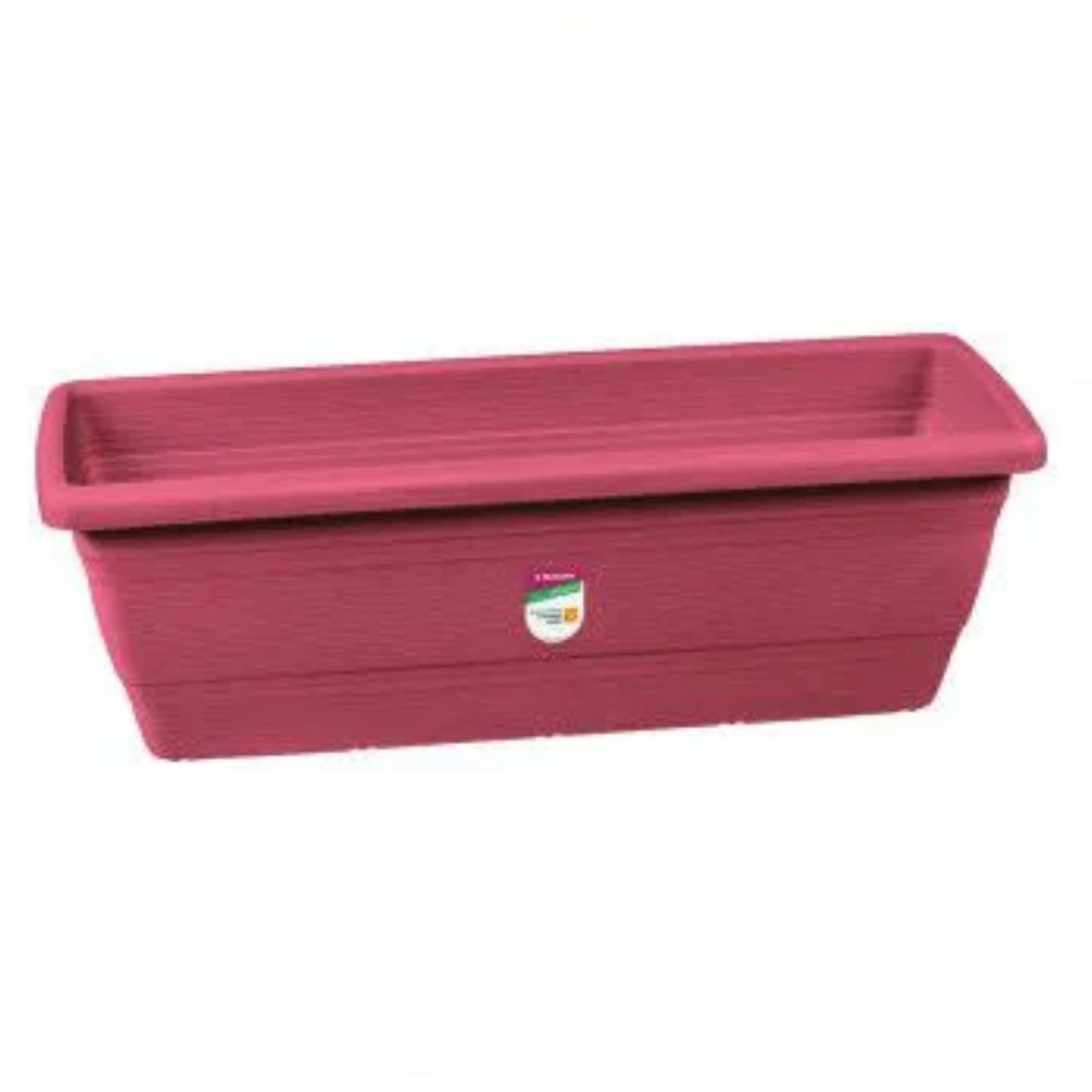 Floreira para Jardim Plástico 50cm Bordo Primafer