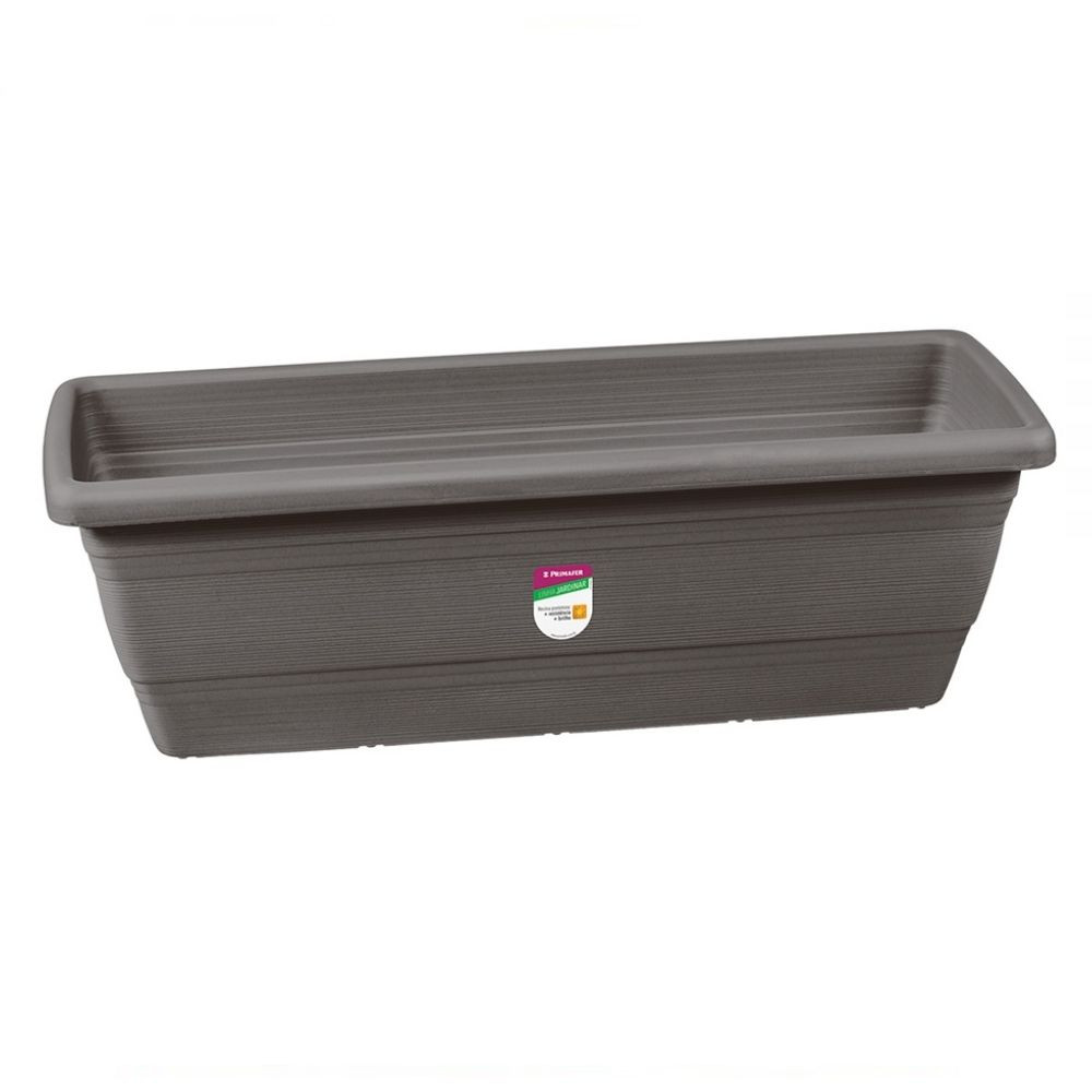 Floreira para Jardim Plástico 50cm Ocre Primafer