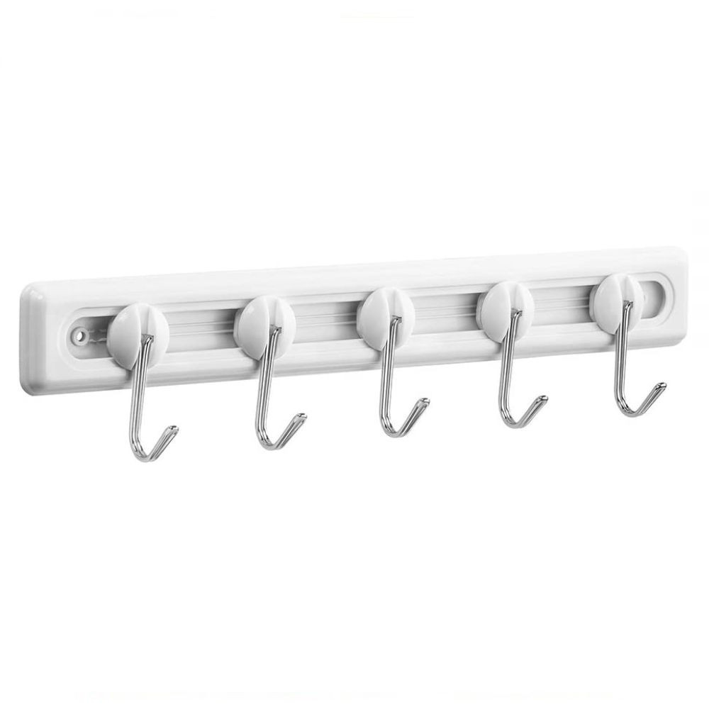 Gancho com Adesivo 500G Plástico/Metal Branco Primafer