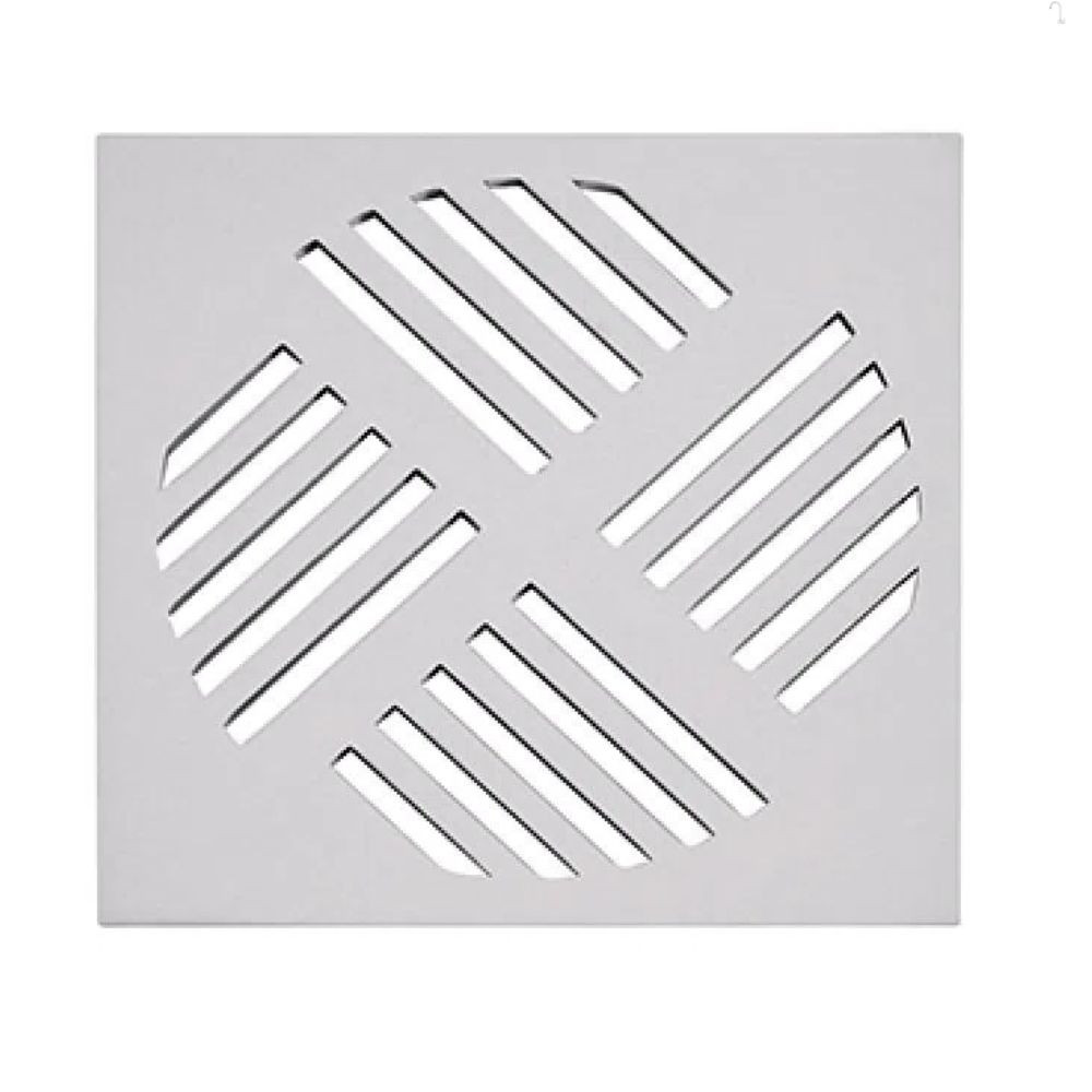 Grelha Quadrada Veneziana Inox 100 Amanco