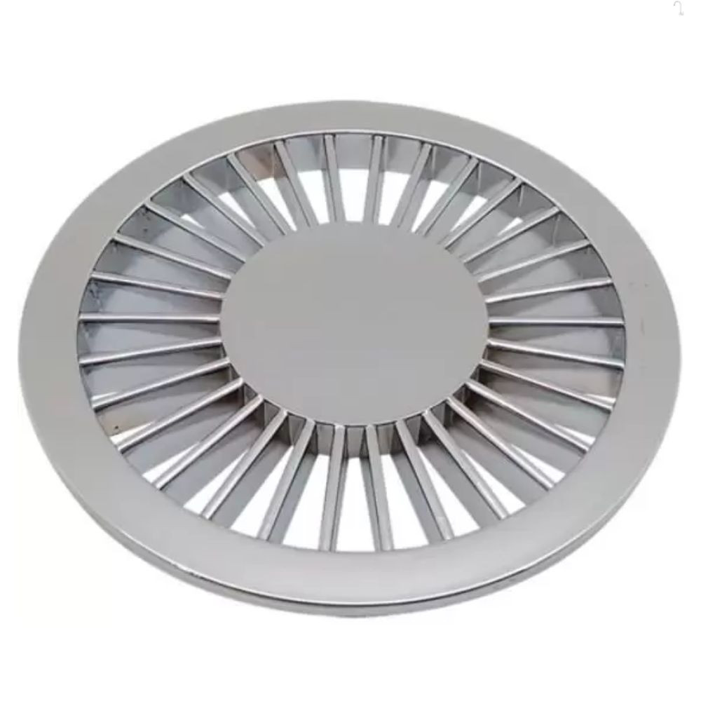Grelha Redonda N78 100mm Cromada Amanco