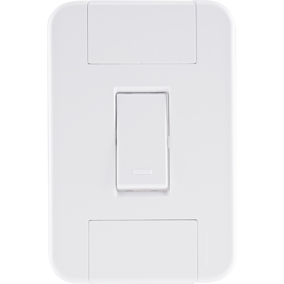 INTERRUPTOR TABLET SIMPLES 10A BRANCO TRAMONTINA