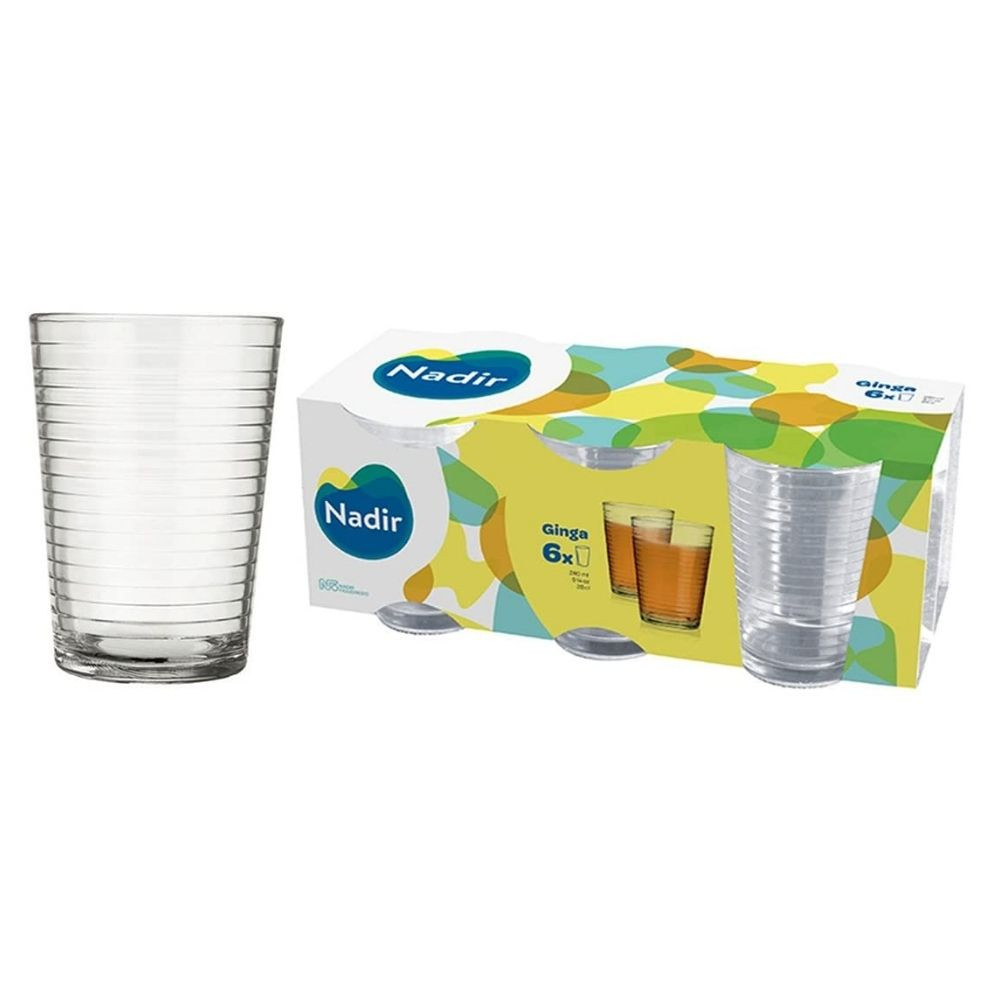 Jogo Copo Ginga Com 6 Unidades 280ML Nadir