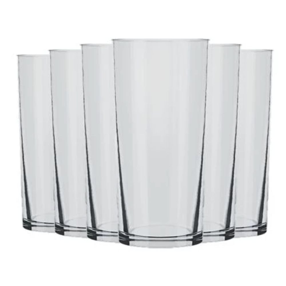 Jogo de Copos Cylinder Long Drink 6UN 300ML Nadir