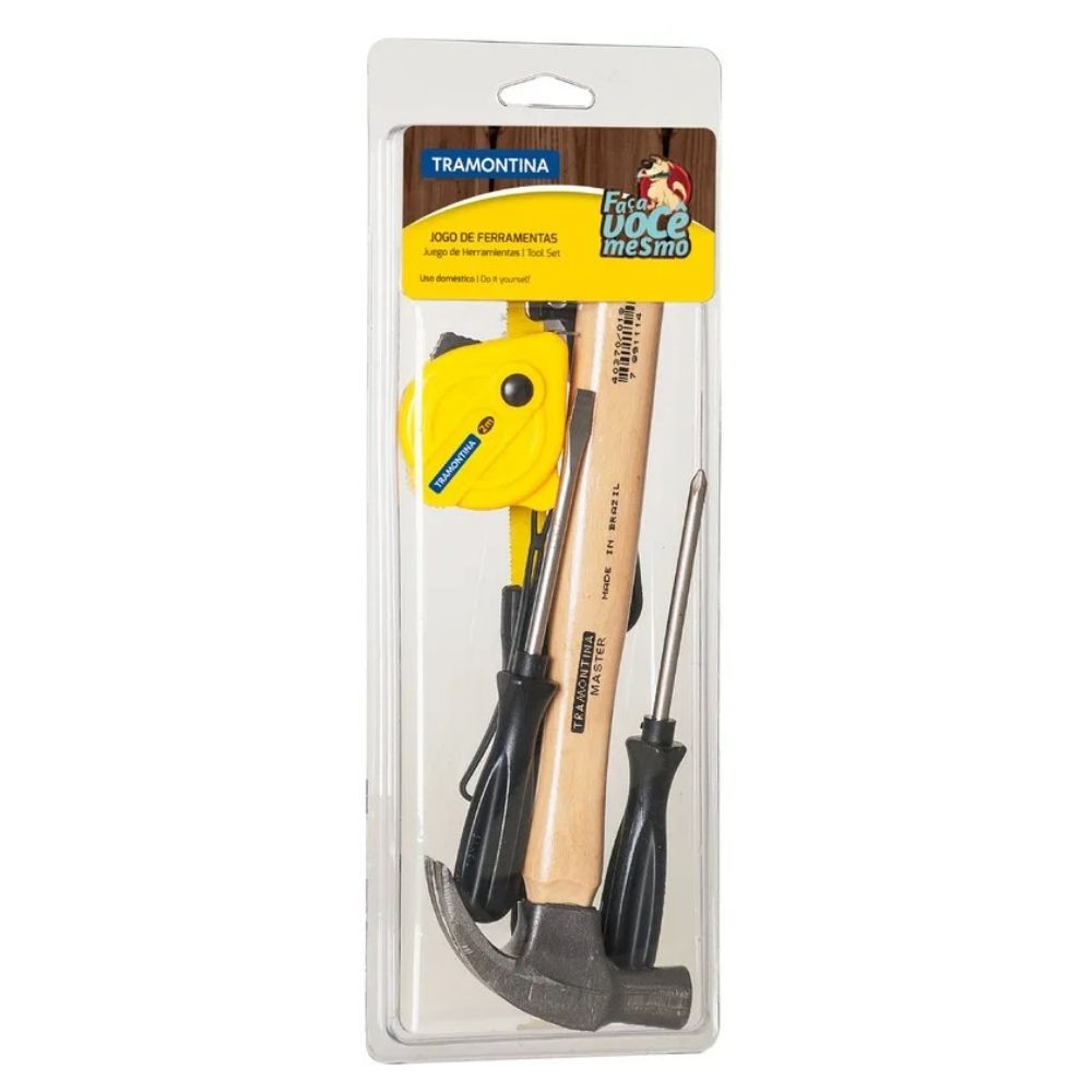 Kit Ferramentas com 5 Peças Tramontina			