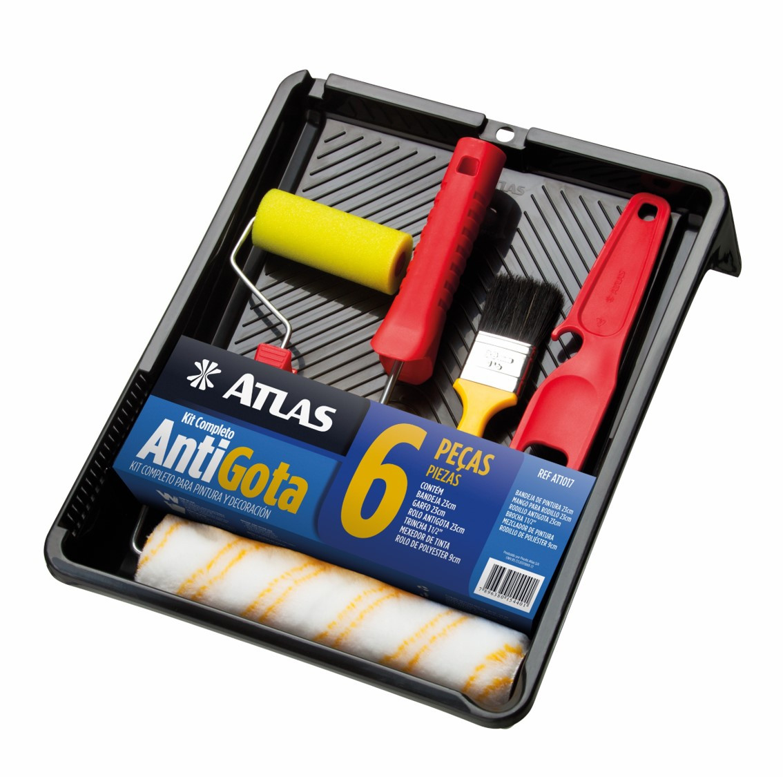 Kit Anti-gota Completo 6 Peças Atlas 