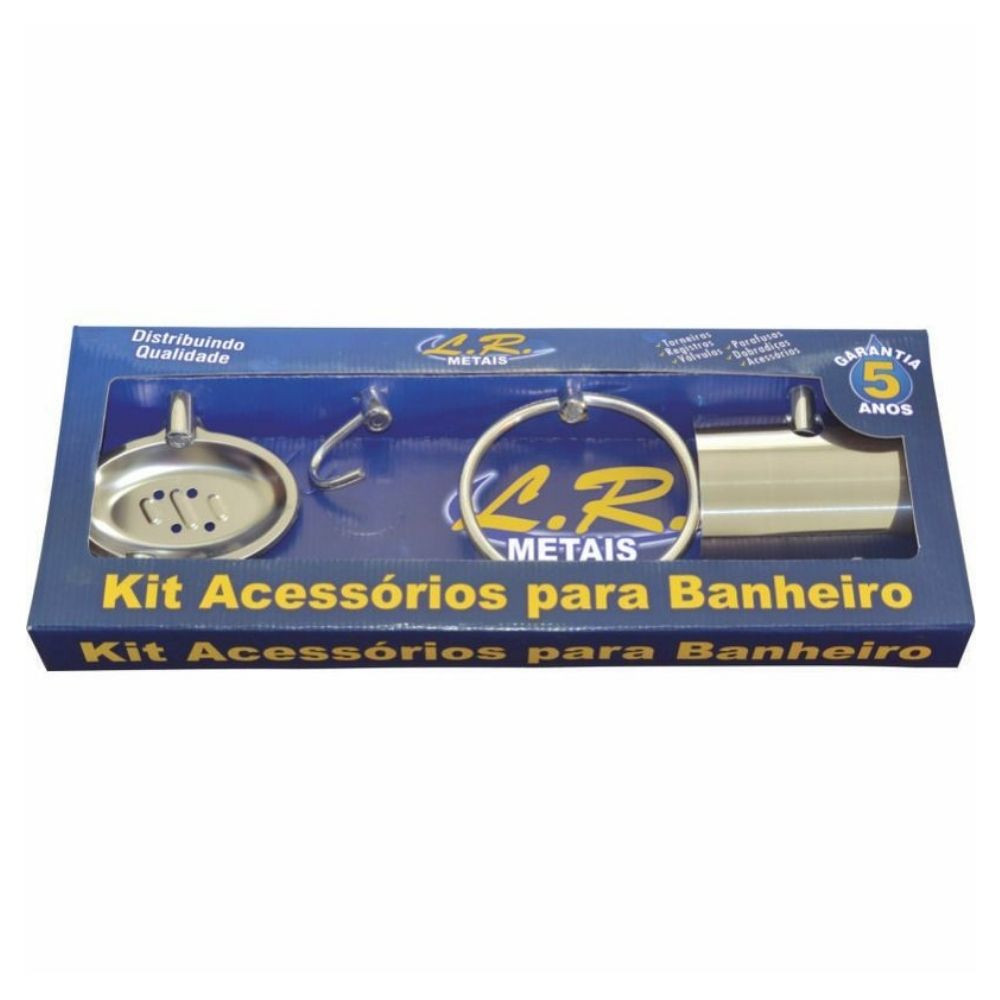 Kit Acessórios Metal Com 5 Peças Junior LR