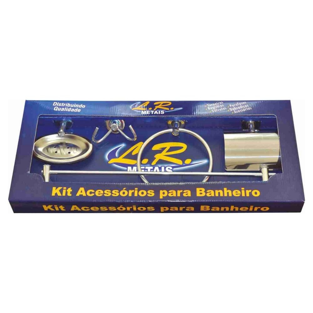 Kit Acessórios Metal Com 5 Peças Stander LR