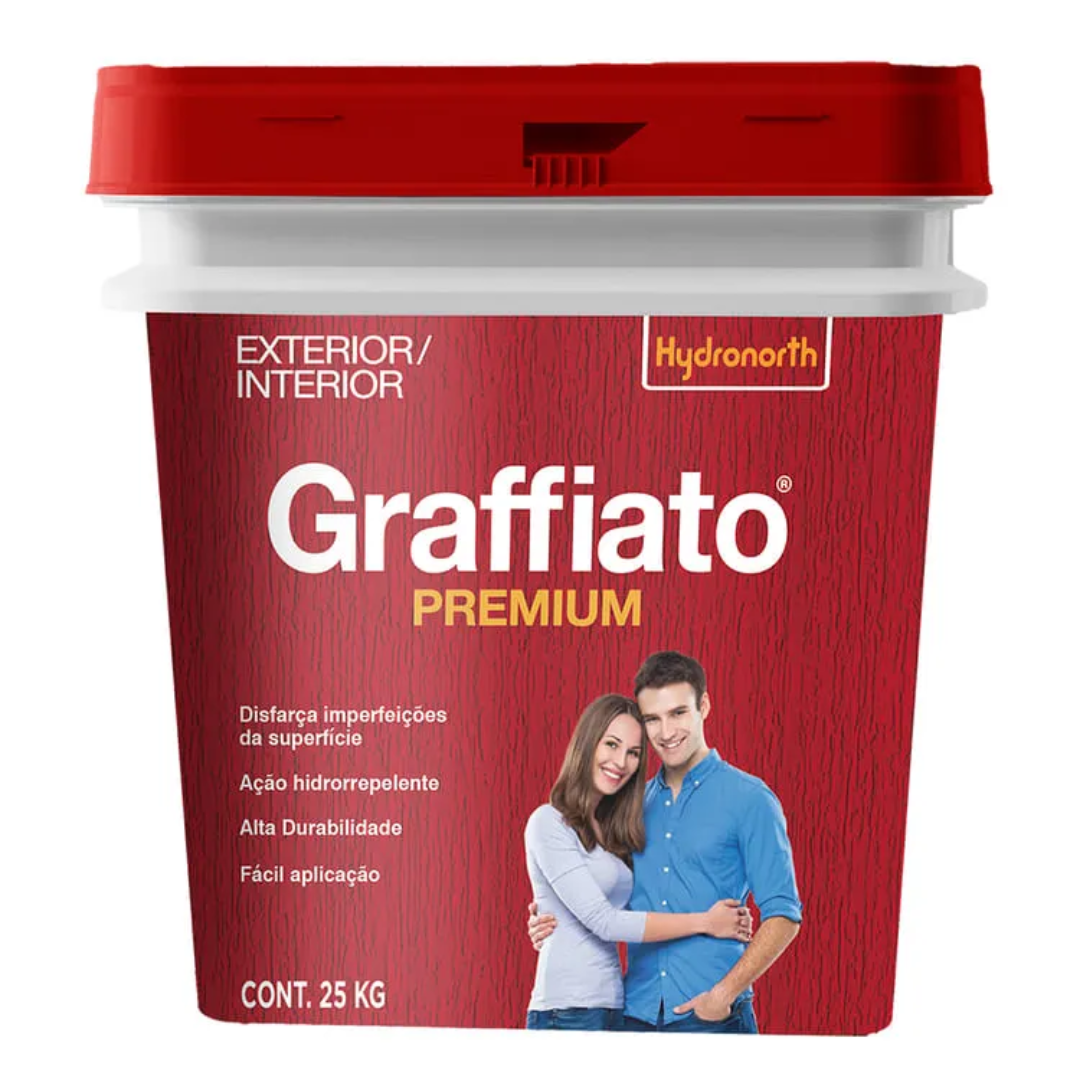 Textura Hydronorth Graffiato Palha Balde 25Kg