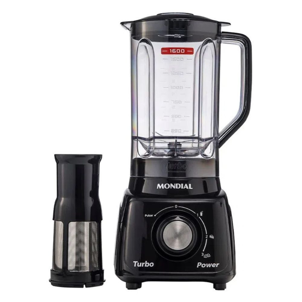 Liquidificador Turbo Power L-99-FB Preto Mondial