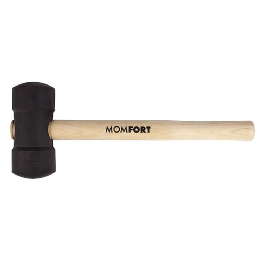 Martelo de Borracha 50mm Preto Momfort