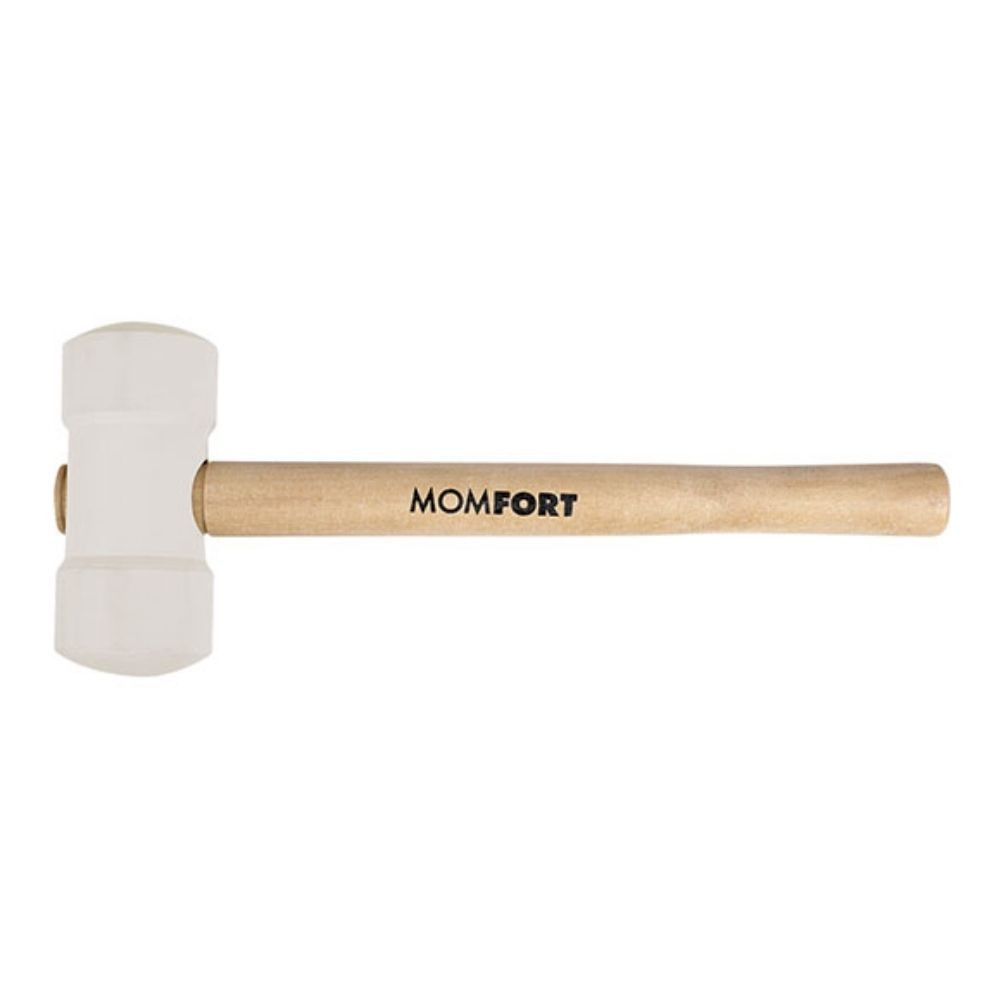 Martelo de Borracha 60mm Branco Momfort