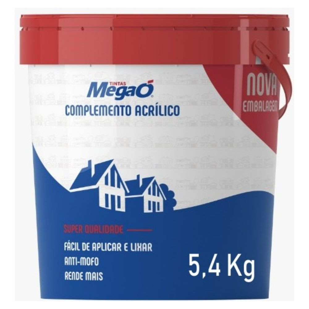 Massa Corrida 5.4KG MegaÓ