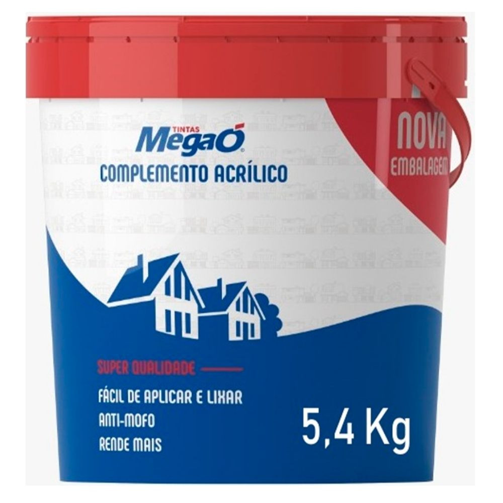 Massa Acrílica 5.4KG MegaÓ