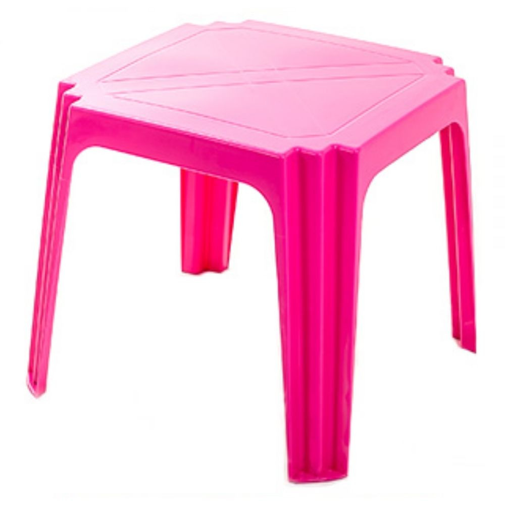 Mesa Infantil Rosa Forte Plástico