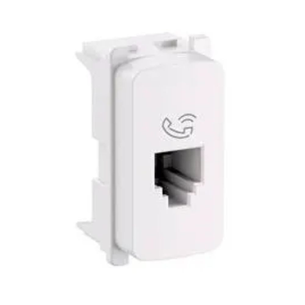 Módulo Tomada P/ Telefone Pop Rj11 Branco Pial