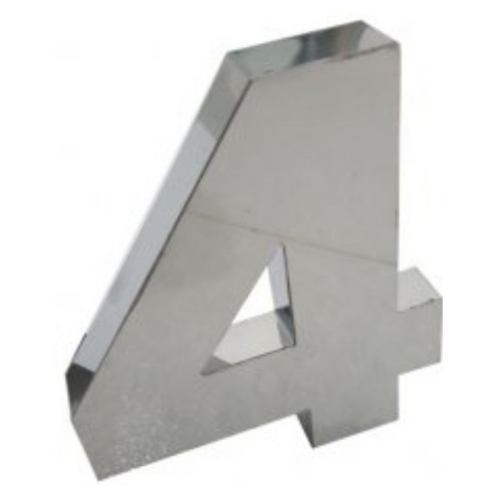 Número 20CM Número 4 União Inox