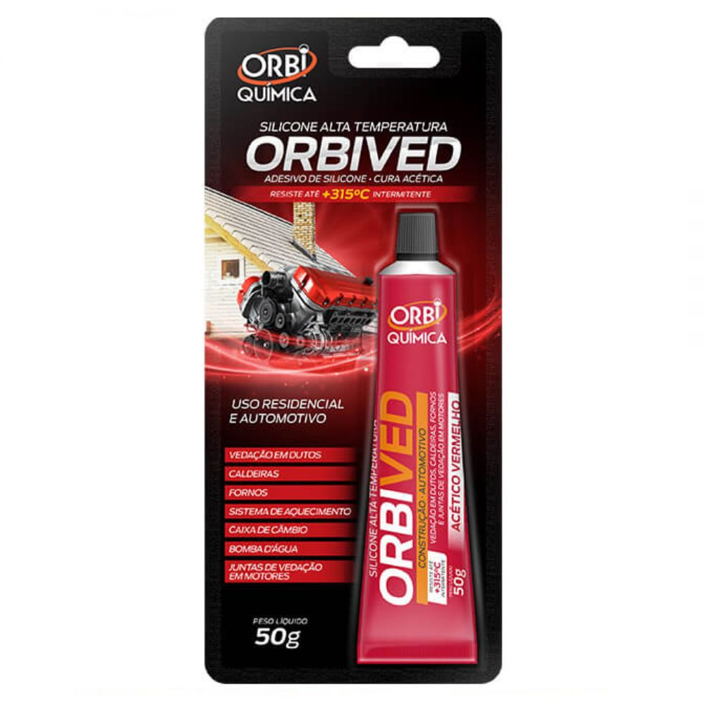 Orbived selante 50g vermelho Orbi