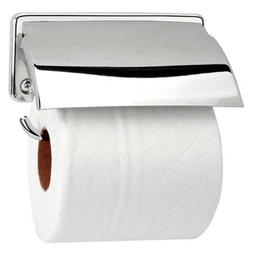 Porta Papel Higiênico Cromado com Tampa Standard Jackwal