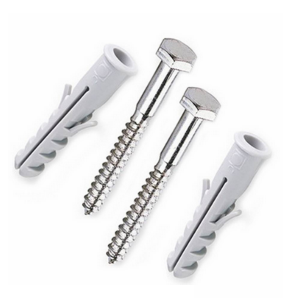 Parafuso Sextavado com Bucha de Nylon com Anel 10mm com 2 unidades Bemfixa