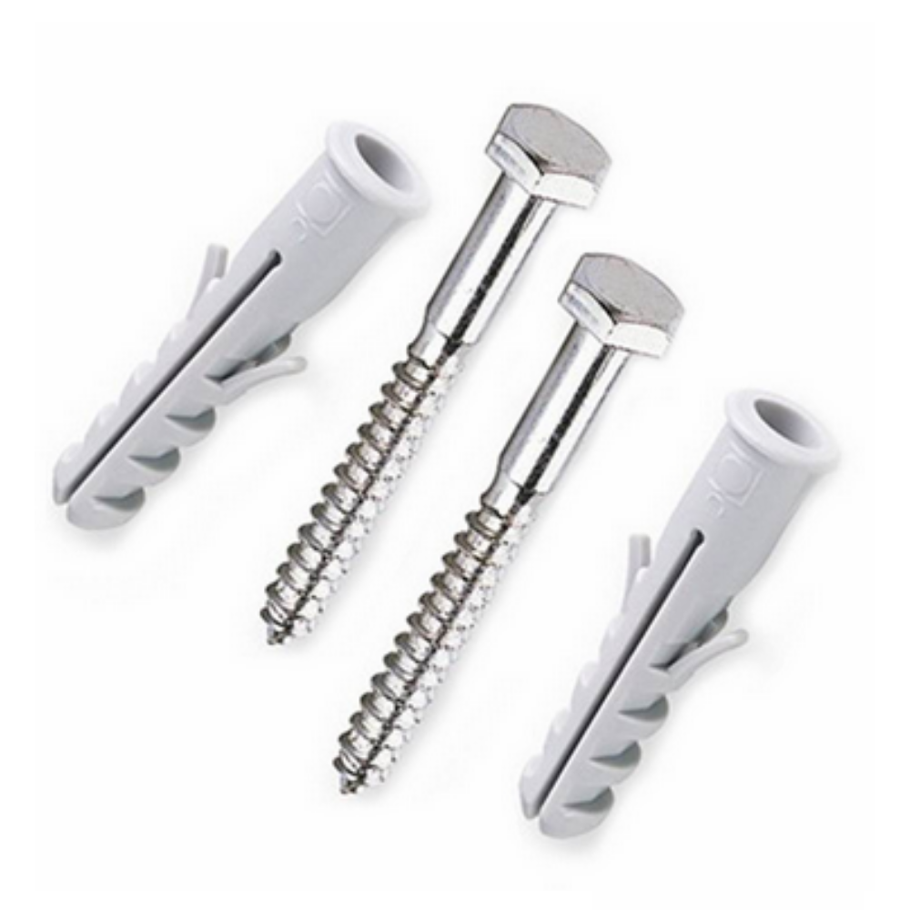 Parafuso Sextavado com Bucha de Nylon com Anel 12mm com 2 unidades Bemfixa