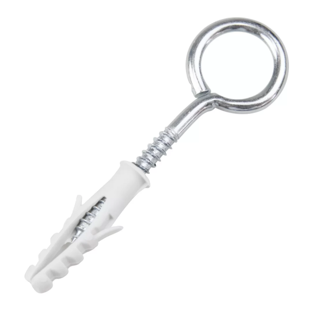 Pitão Zincado com Bucha 6mm com 4 unidades Bemfixa