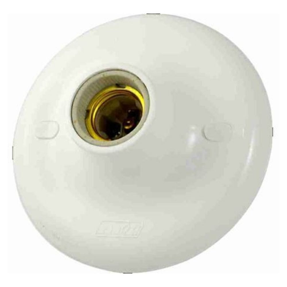 Plafonier Soquete Louça 100W Branco Romazi 