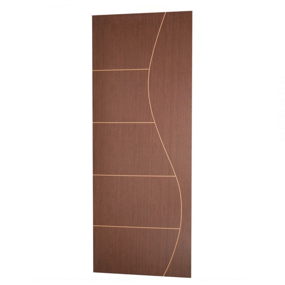 Porta Madelar UV Frisada-3 Borda Pintada Colmeia 90cm IPE