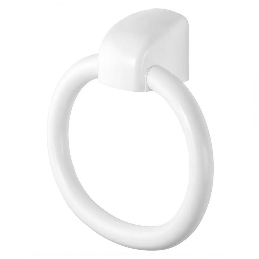 Porta Toalha Argola Branco Primafer